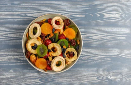 10 غذای خوشمزه با میوه خشک